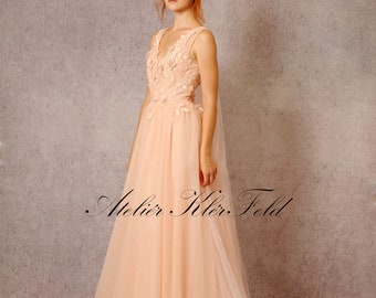 Wedding Dresses with Color Salmon